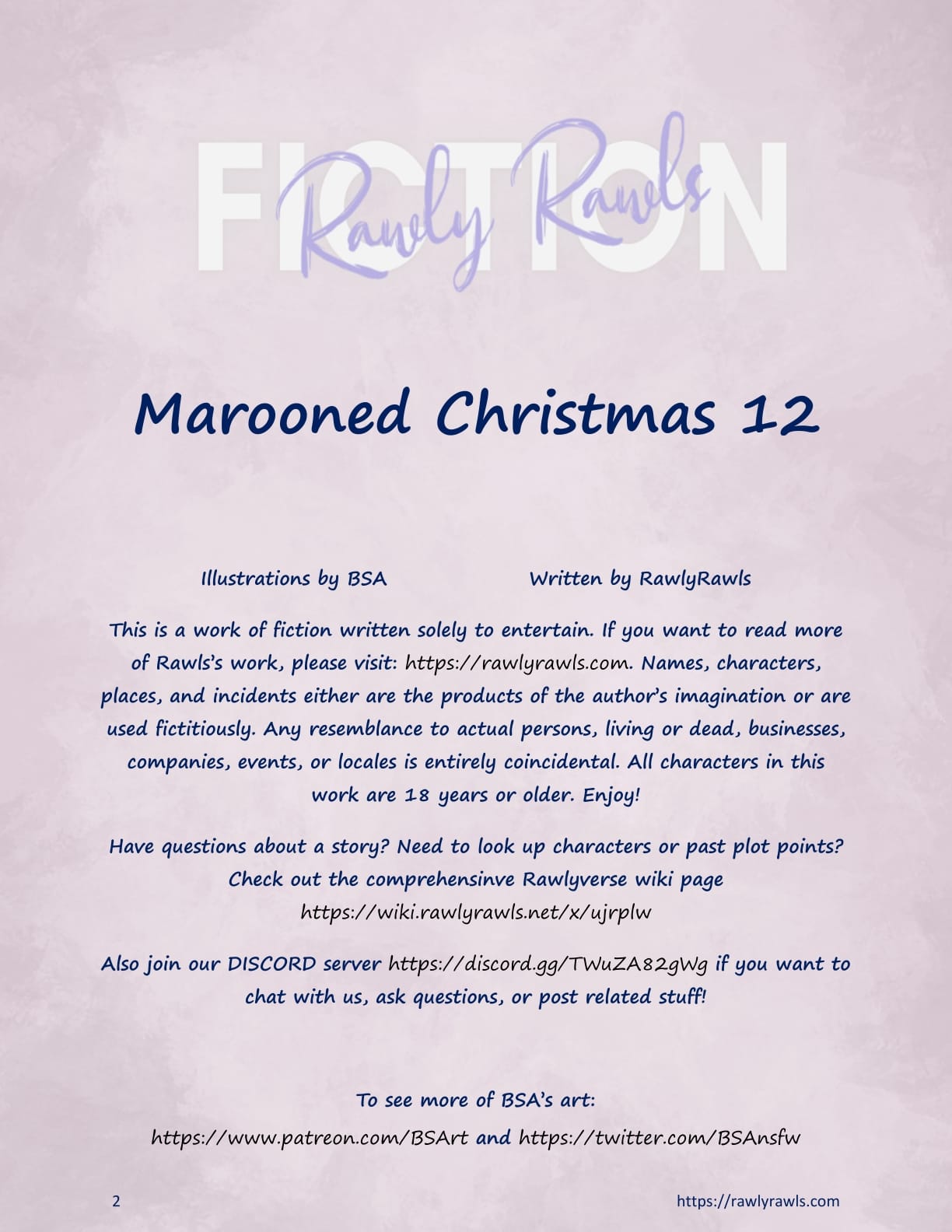 Marooned Christmas [BSA , Rawly Rawls] Chapter 12 Page 2