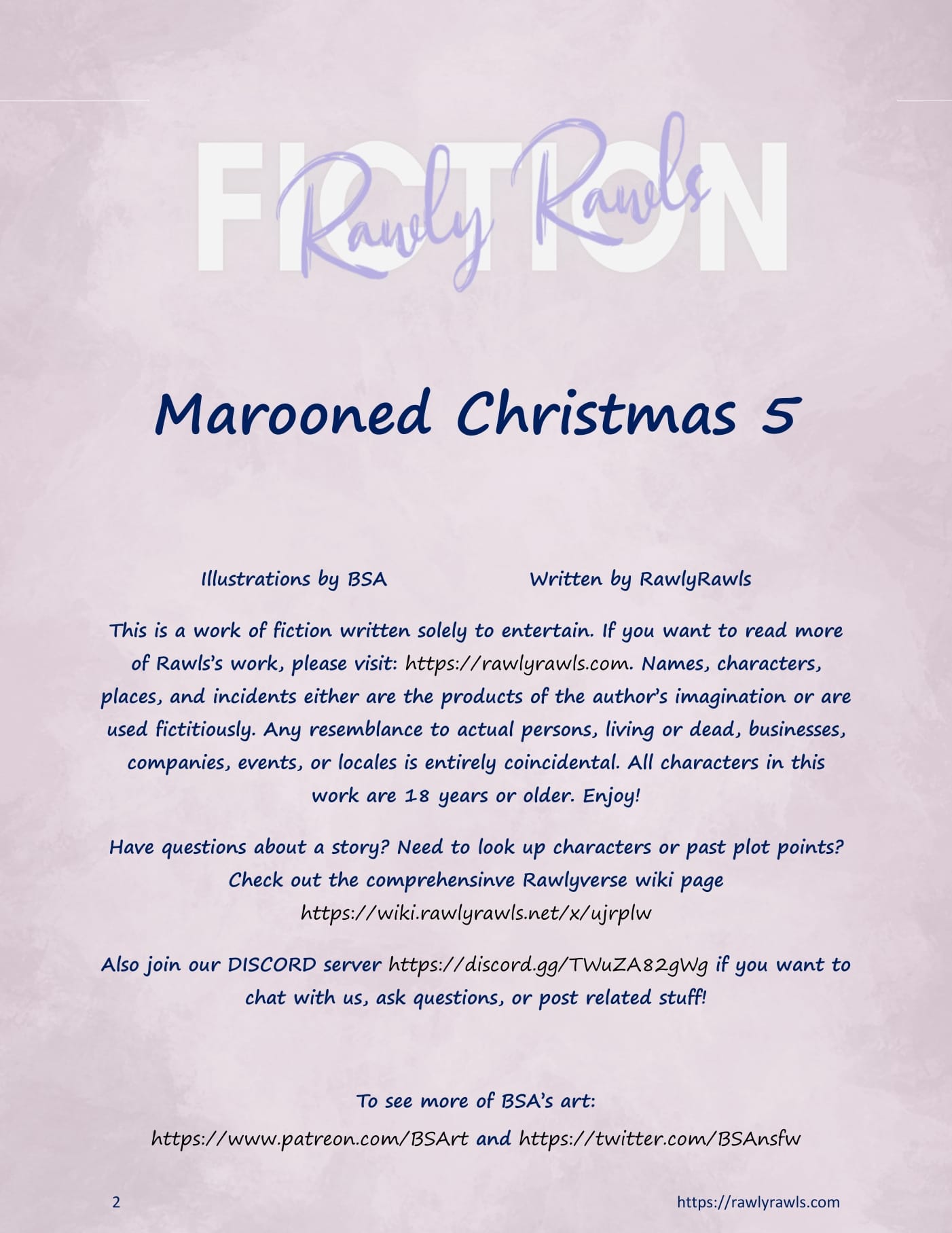 Marooned Christmas [BSA , Rawly Rawls] Chapter 5 Page 2