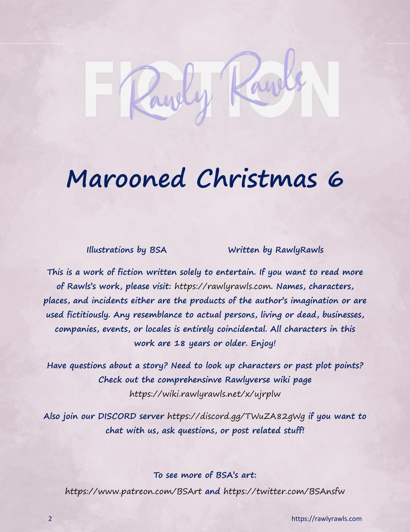 Marooned Christmas [BSA , Rawly Rawls] Chapter 6 Page 2