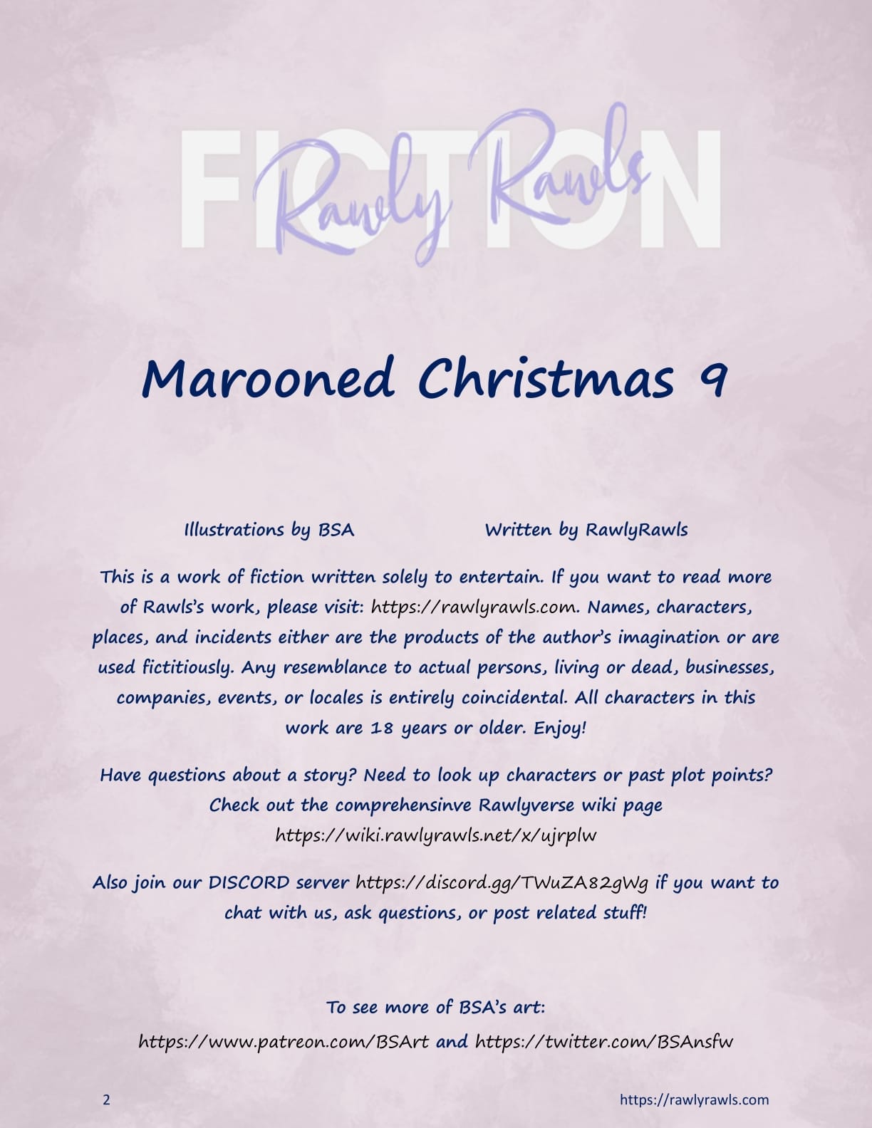 Marooned Christmas [BSA , Rawly Rawls] Chapter 9 Page 2