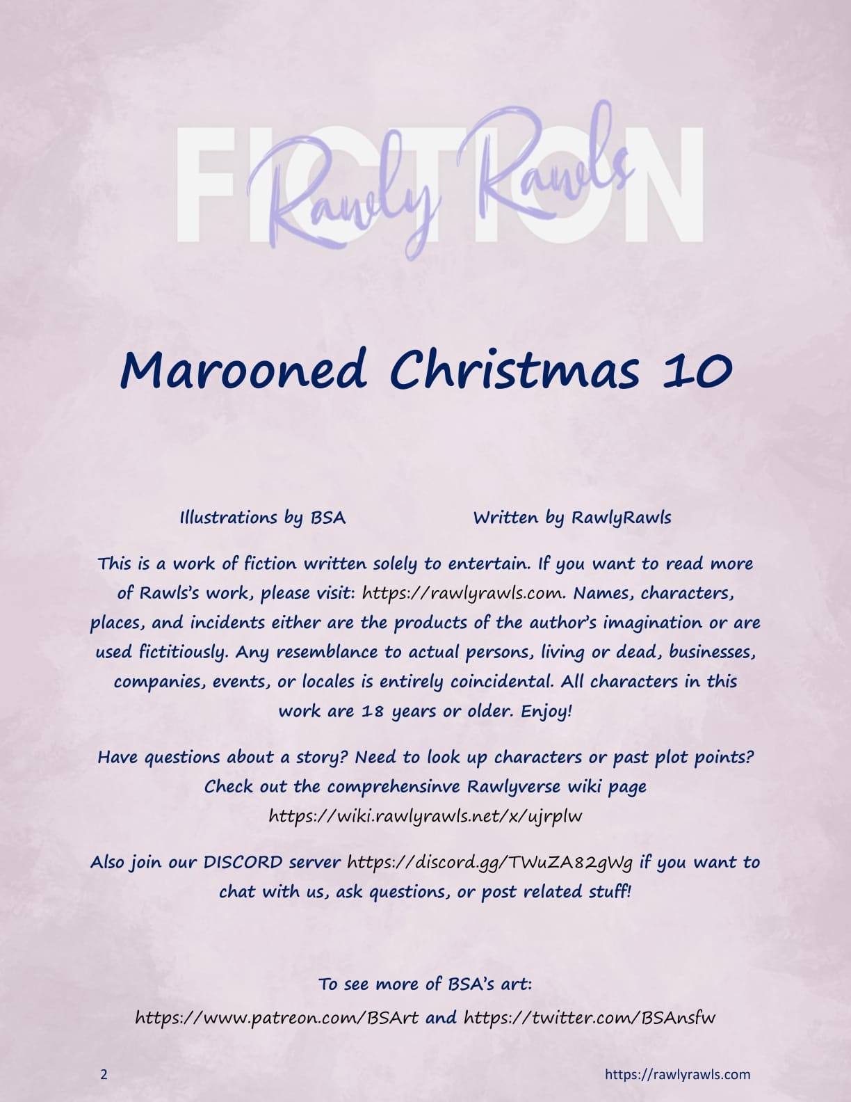 Marooned Christmas [BSA , Rawly Rawls] Chapter 10 Page 2