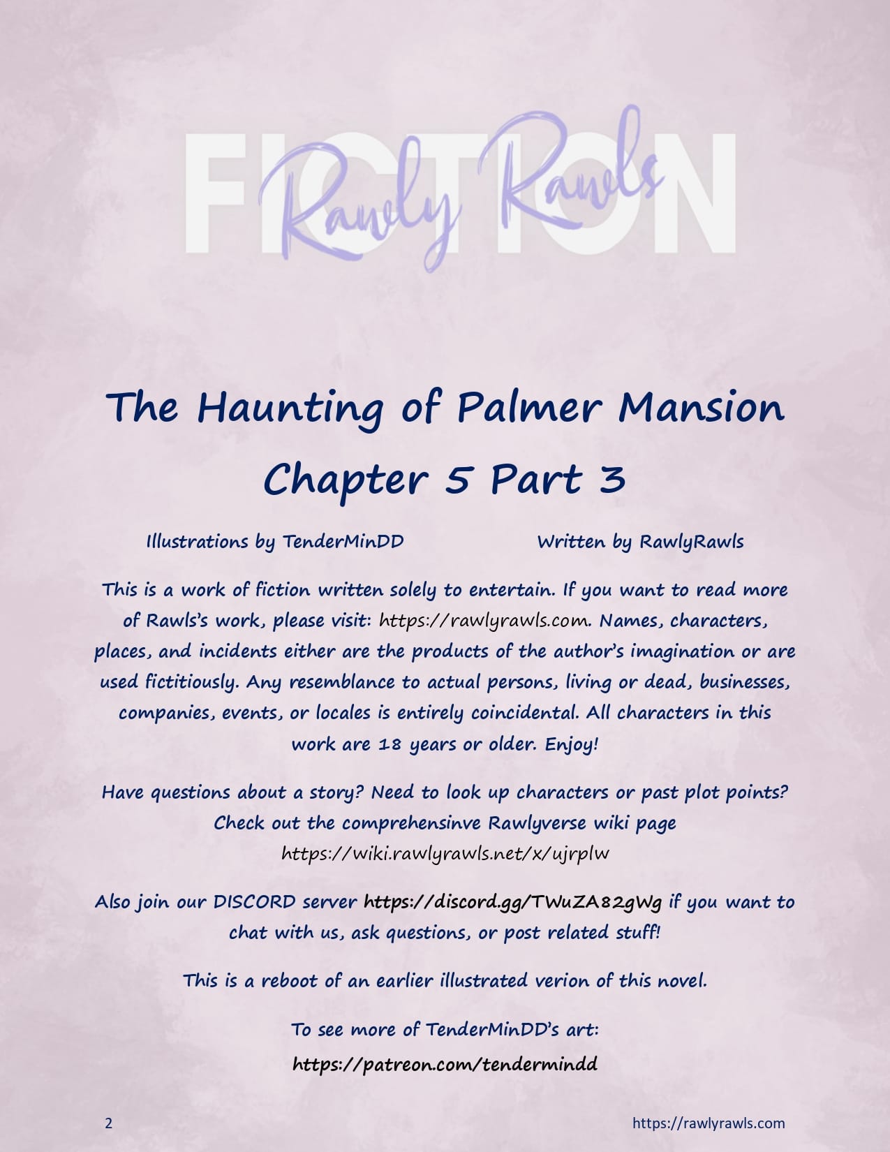 The Haunting Of Palmer Mansion [TenderMindd , RawlyRawls] Chapter 5.3 Page 2