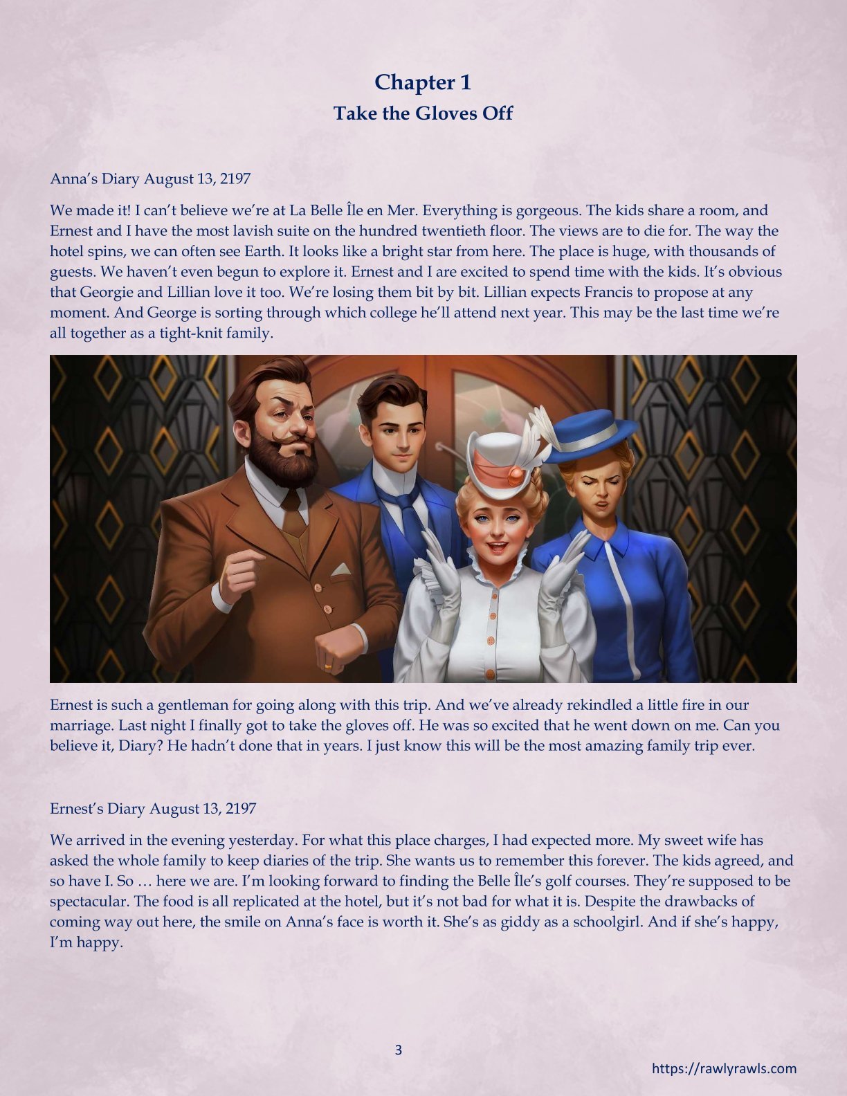 La Belle Ile en Mere [Sezlov , RawlyRawls] Chapter 1 Page 3