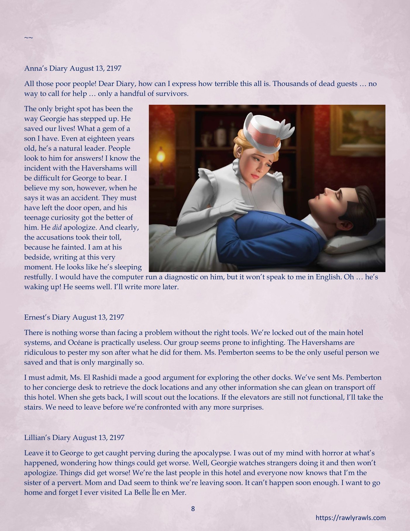 La Belle Ile en Mere [Sezlov , RawlyRawls] Chapter 2 Page 8