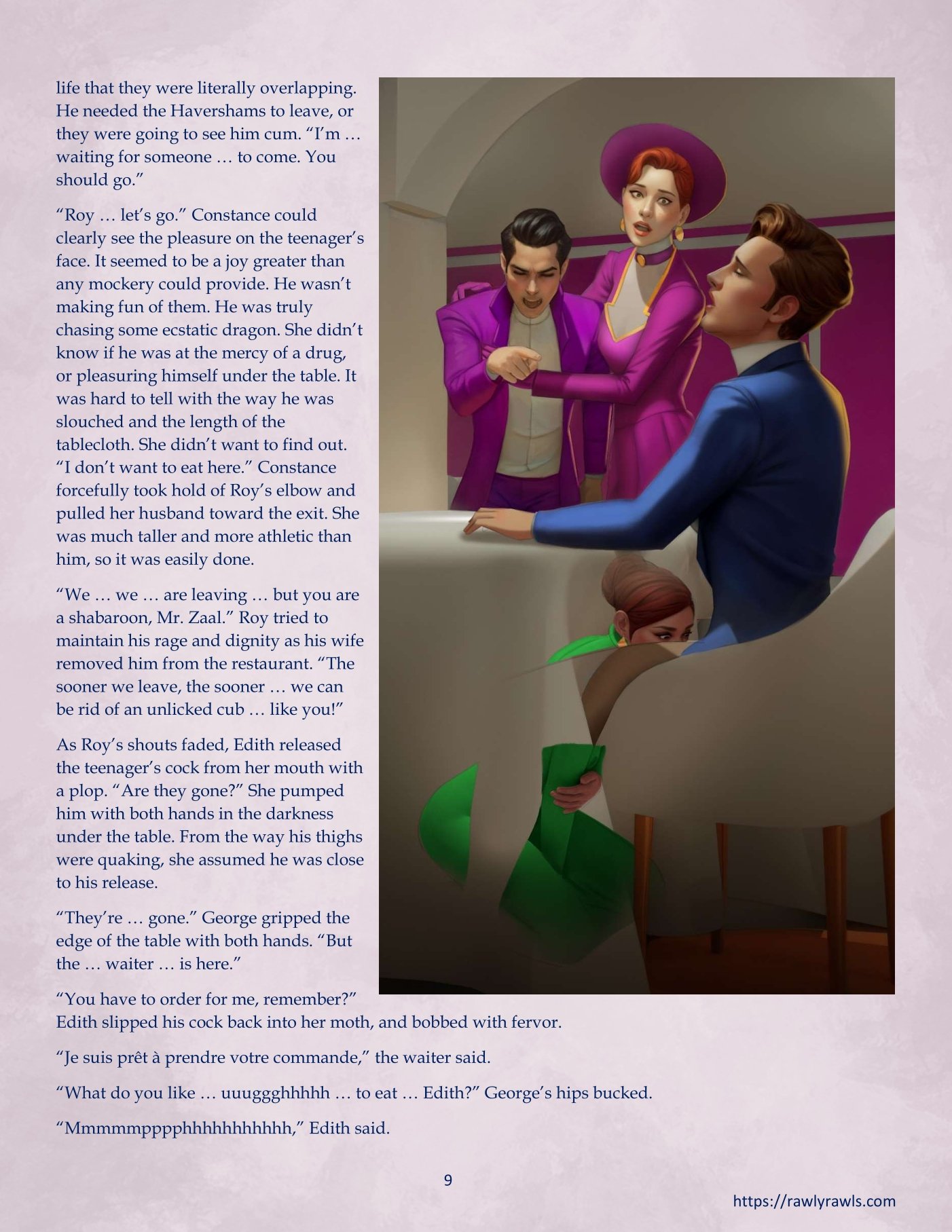 La Belle Ile en Mere [Sezlov , RawlyRawls] Chapter 3 Page 9