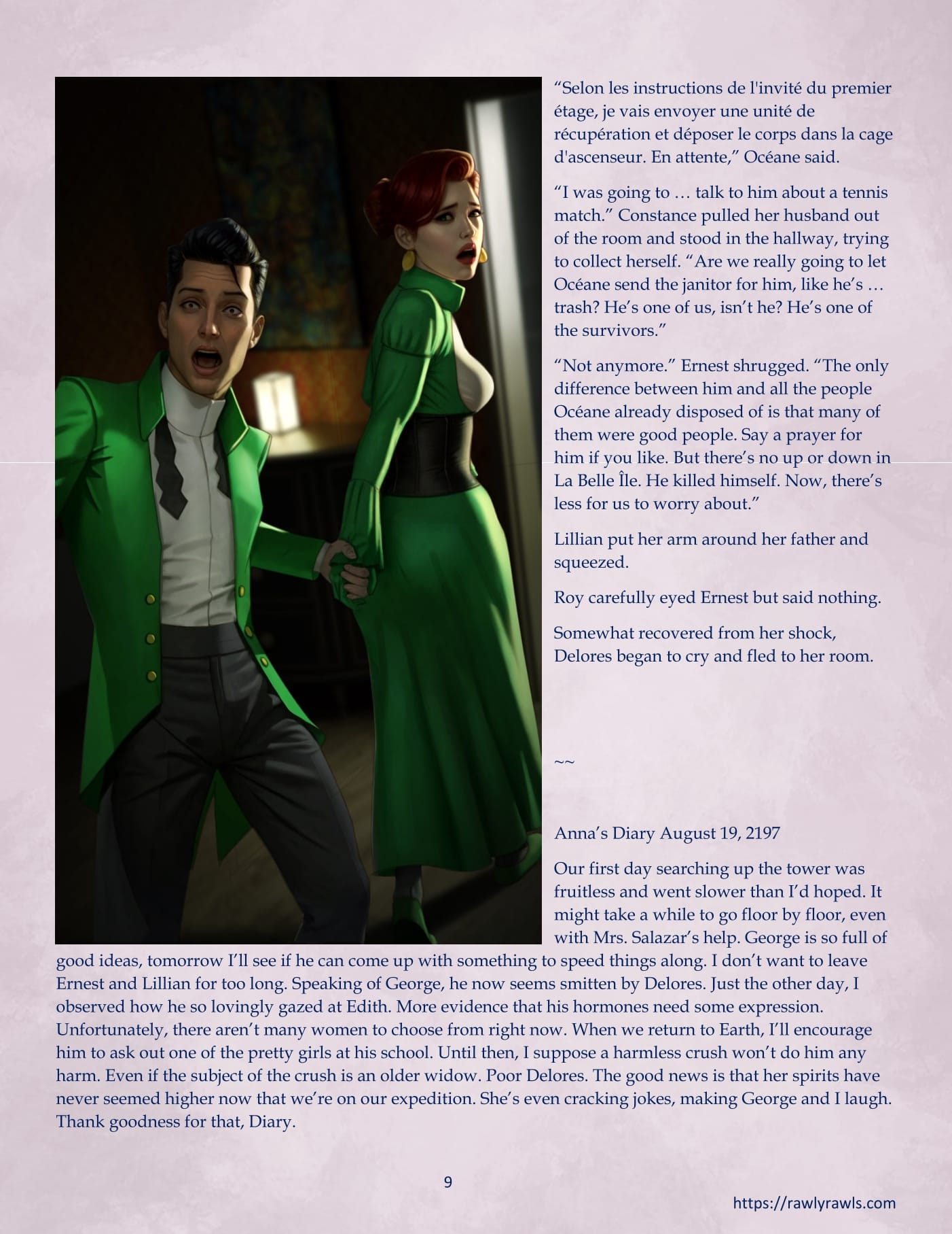 La Belle Ile en Mere [Sezlov , RawlyRawls] Chapter 6 Page 9