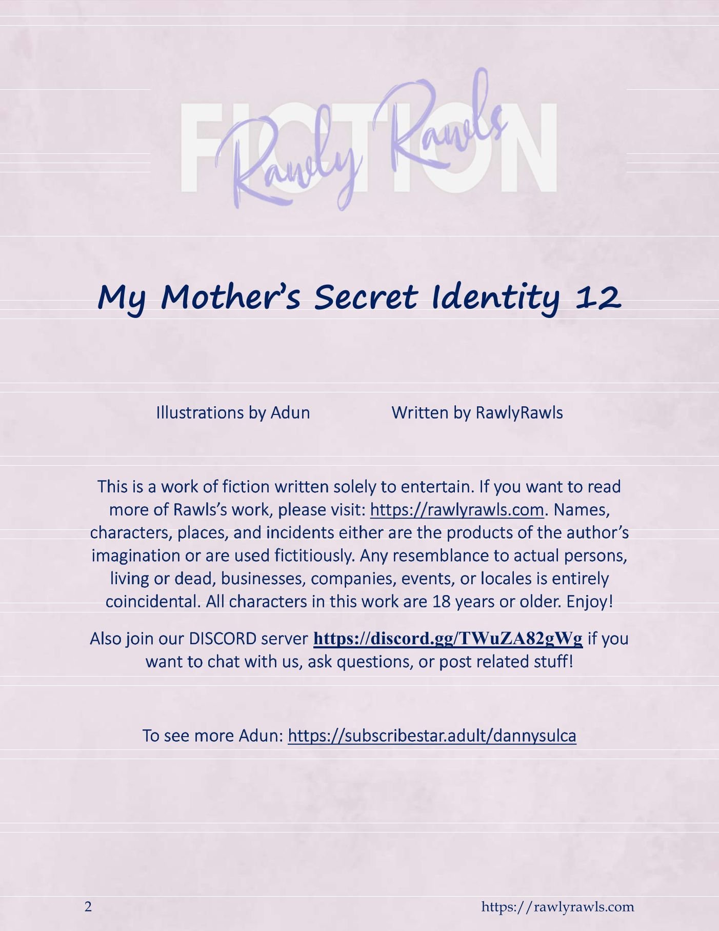 My Mother’s Secret Identity [Adun | Danny Sulca , RawlyRawls] Chapter 12 Page 2
