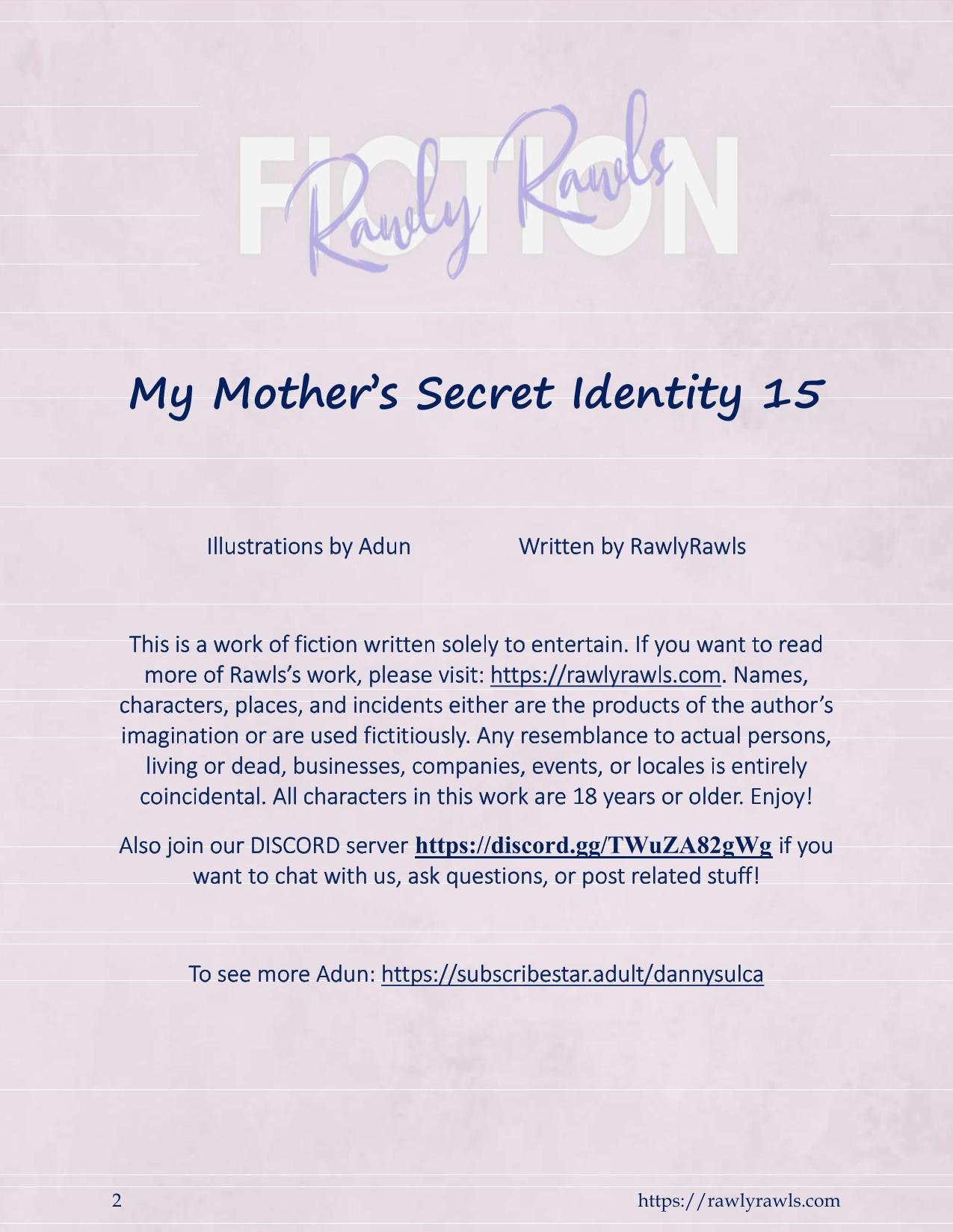 My Mother’s Secret Identity [Adun | Danny Sulca , RawlyRawls] Chapter 15 Page 2