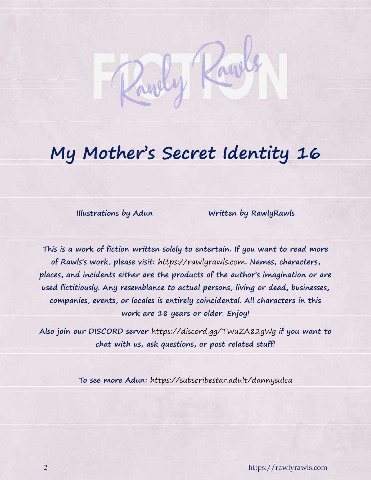 My Mother’s Secret Identity [Adun | Danny Sulca , RawlyRawls] Chapter 16 Page 2
