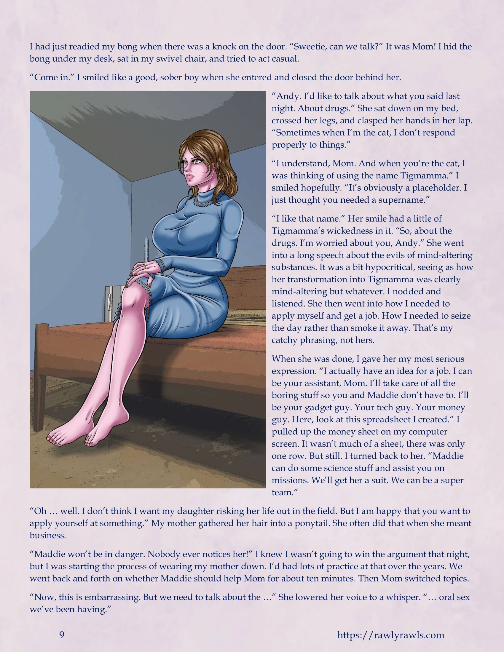 My Mother’s Secret Identity [Adun | Danny Sulca , RawlyRawls] Chapter 8 Page 9