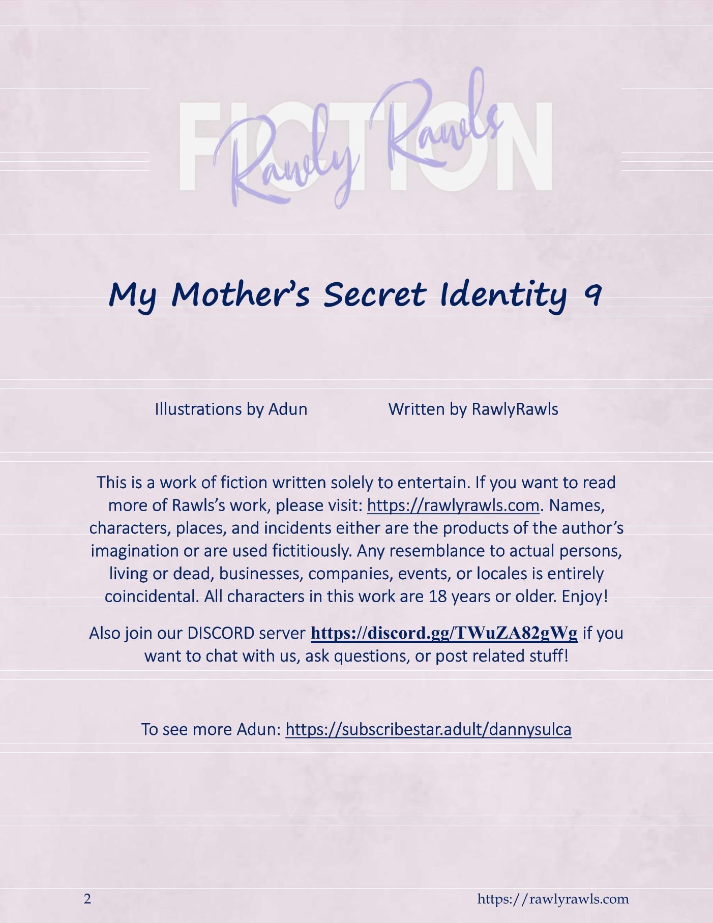 My Mother’s Secret Identity [Adun | Danny Sulca , RawlyRawls] Chapter 9 Page 2