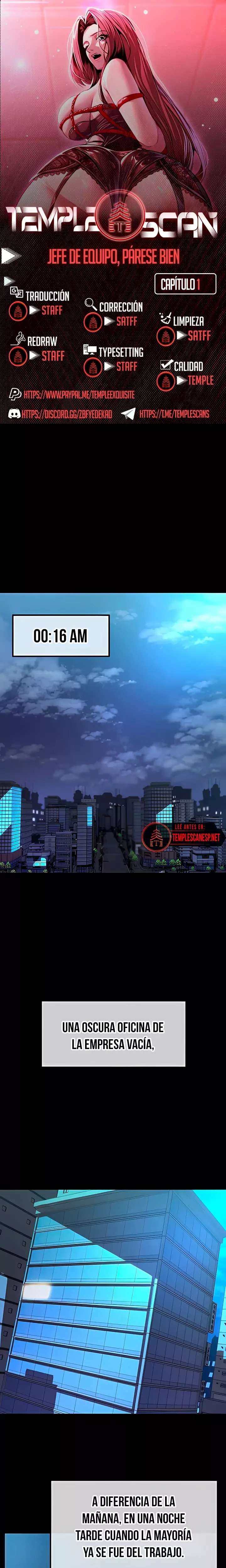 Pull Yourself Together, Team Leader Raw Chapter 1 Page 1