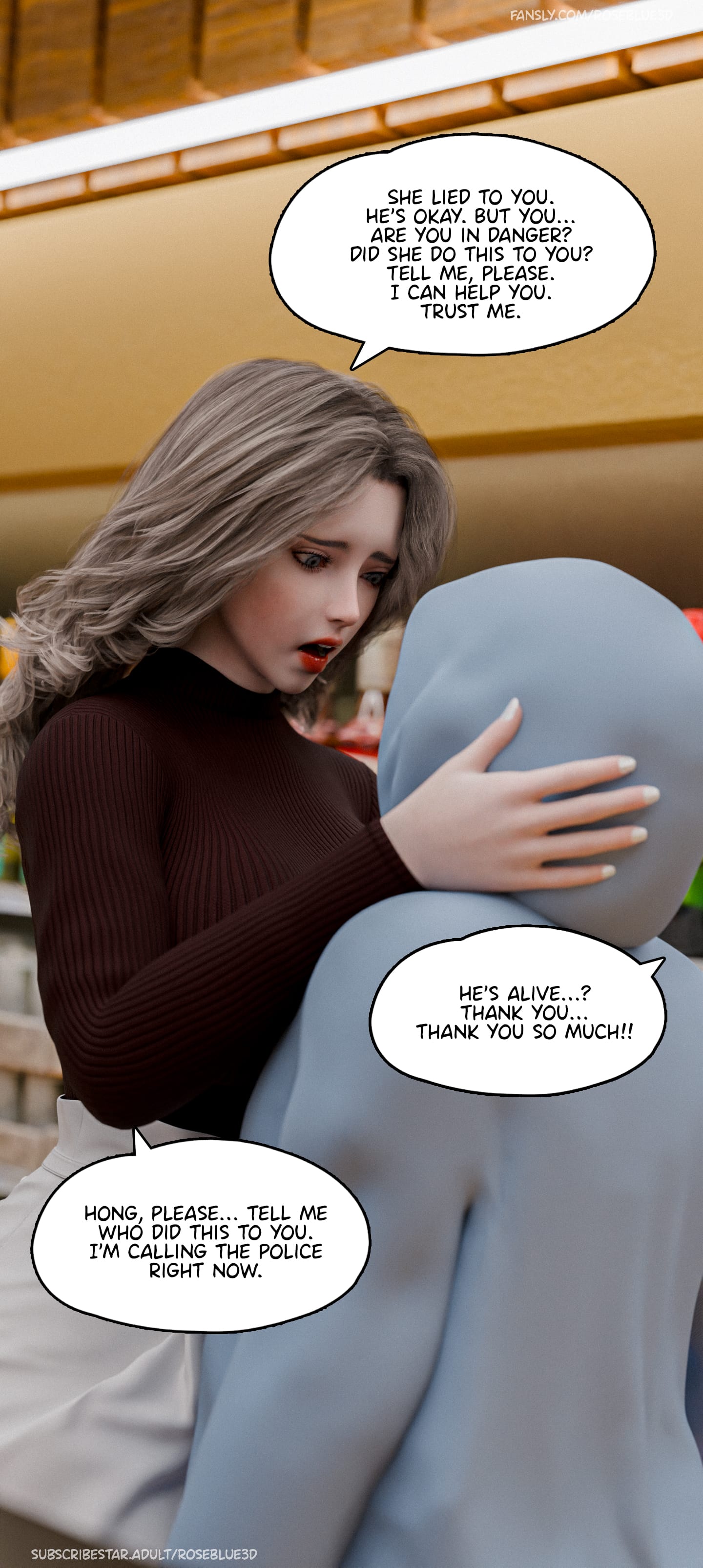 My Neighbor’s Widow [Rose Blue 3D] Chapter 44 Page 13