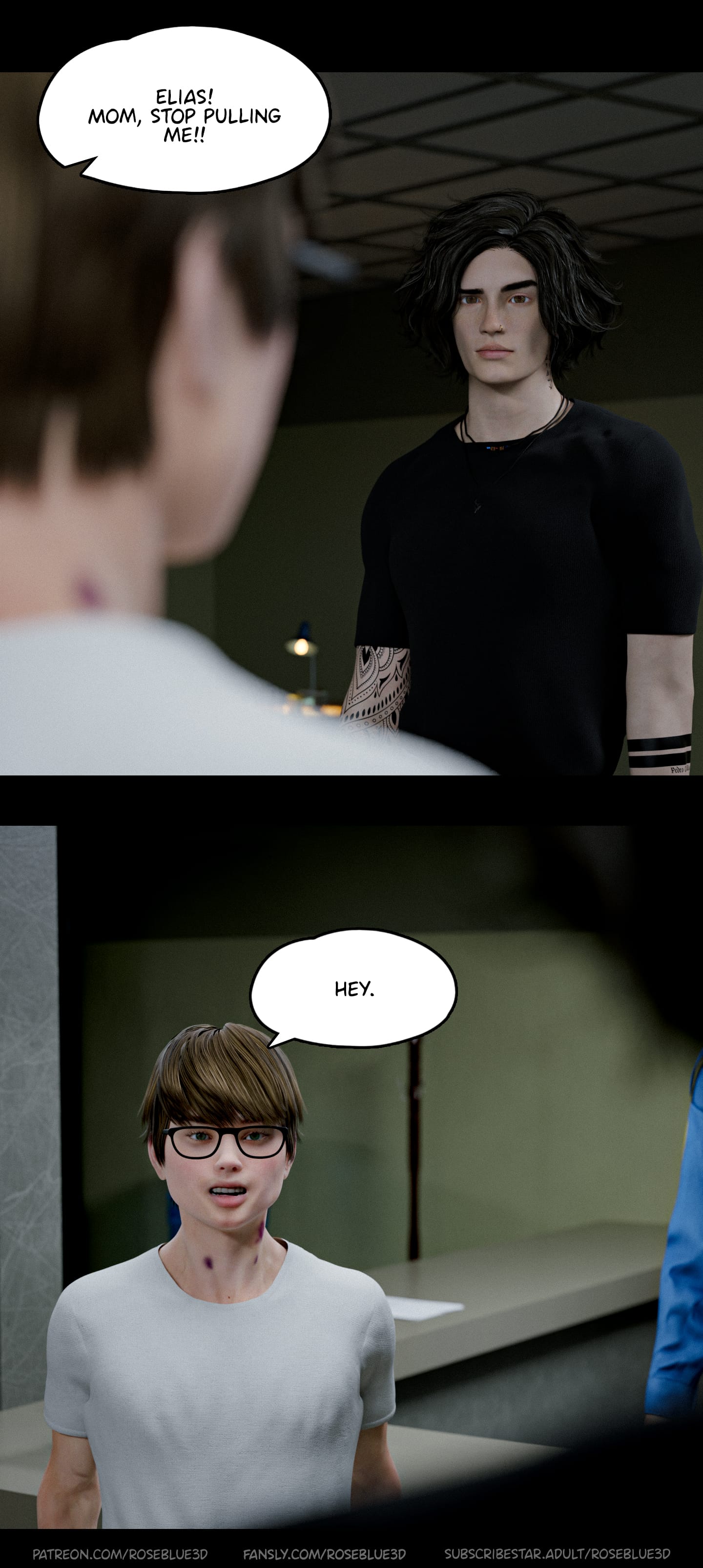 My Neighbor’s Widow [Rose Blue 3D] Chapter 44 Page 45