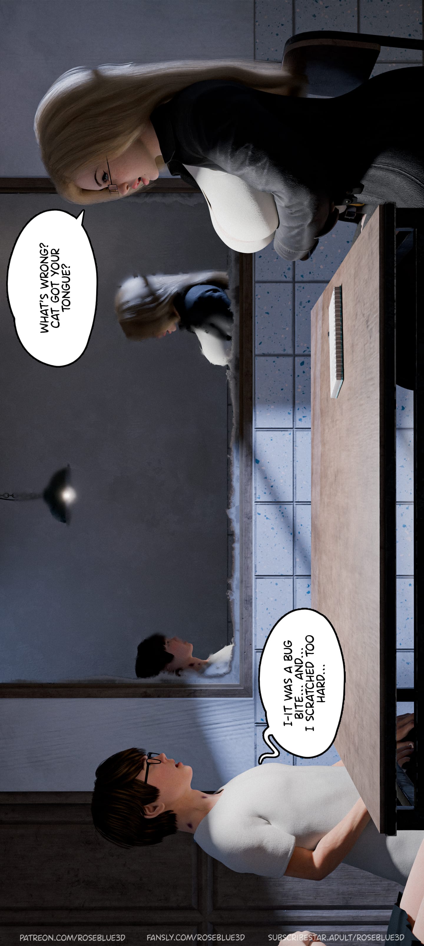 My Neighbor’s Widow [Rose Blue 3D] Chapter 44 Page 77