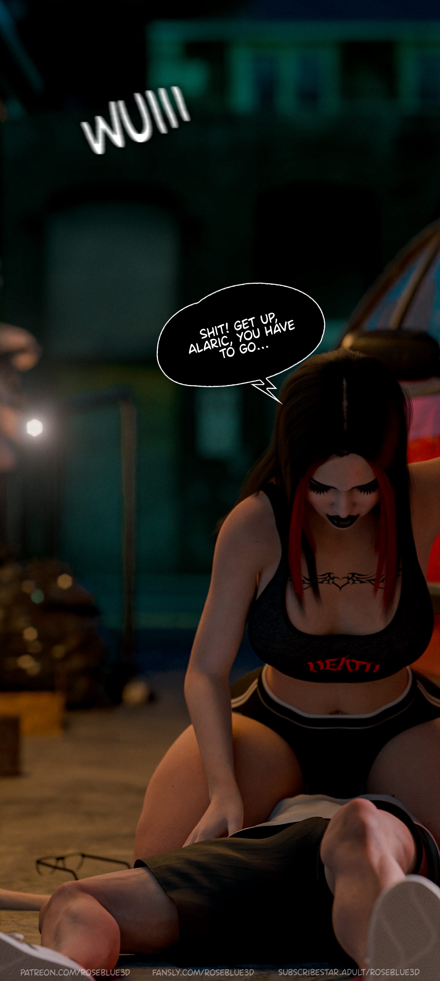 My Neighbor’s Widow [Rose Blue 3D] Chapter 46 Page 122