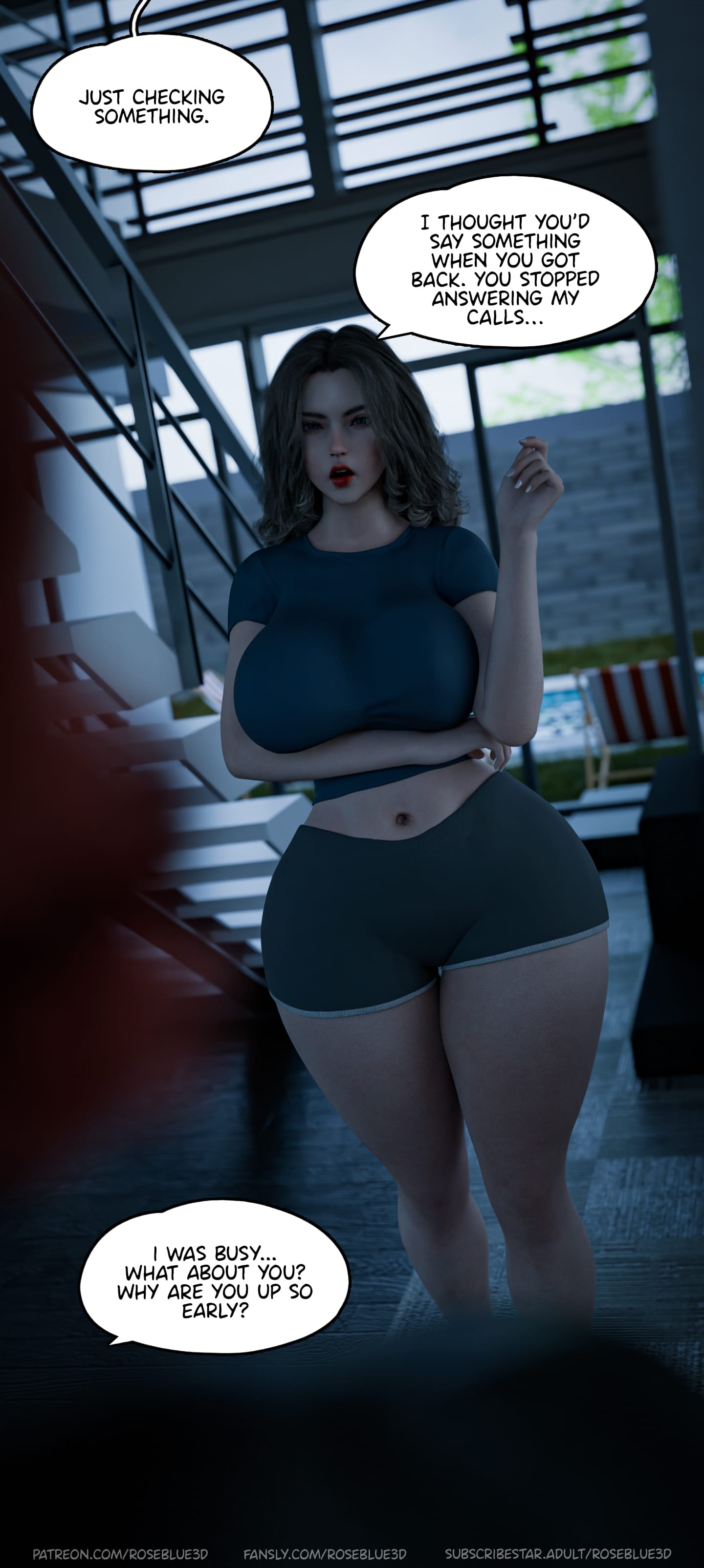 My Neighbor’s Widow [Rose Blue 3D] Chapter 46 Page 7