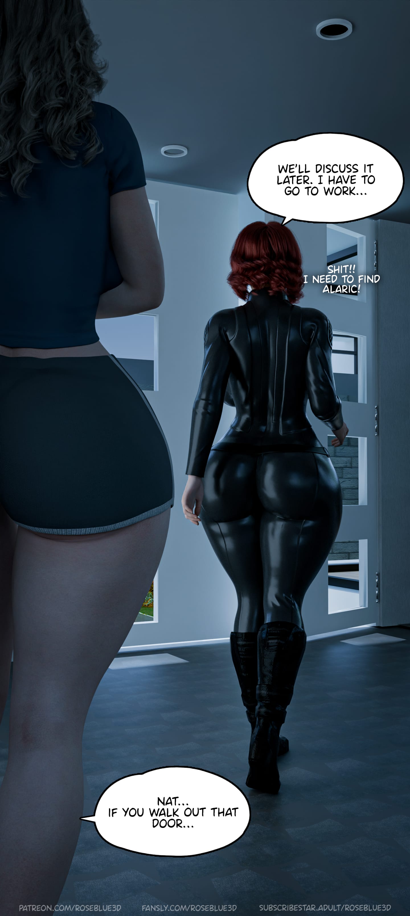 My Neighbor’s Widow [Rose Blue 3D] Chapter 46 Page 9