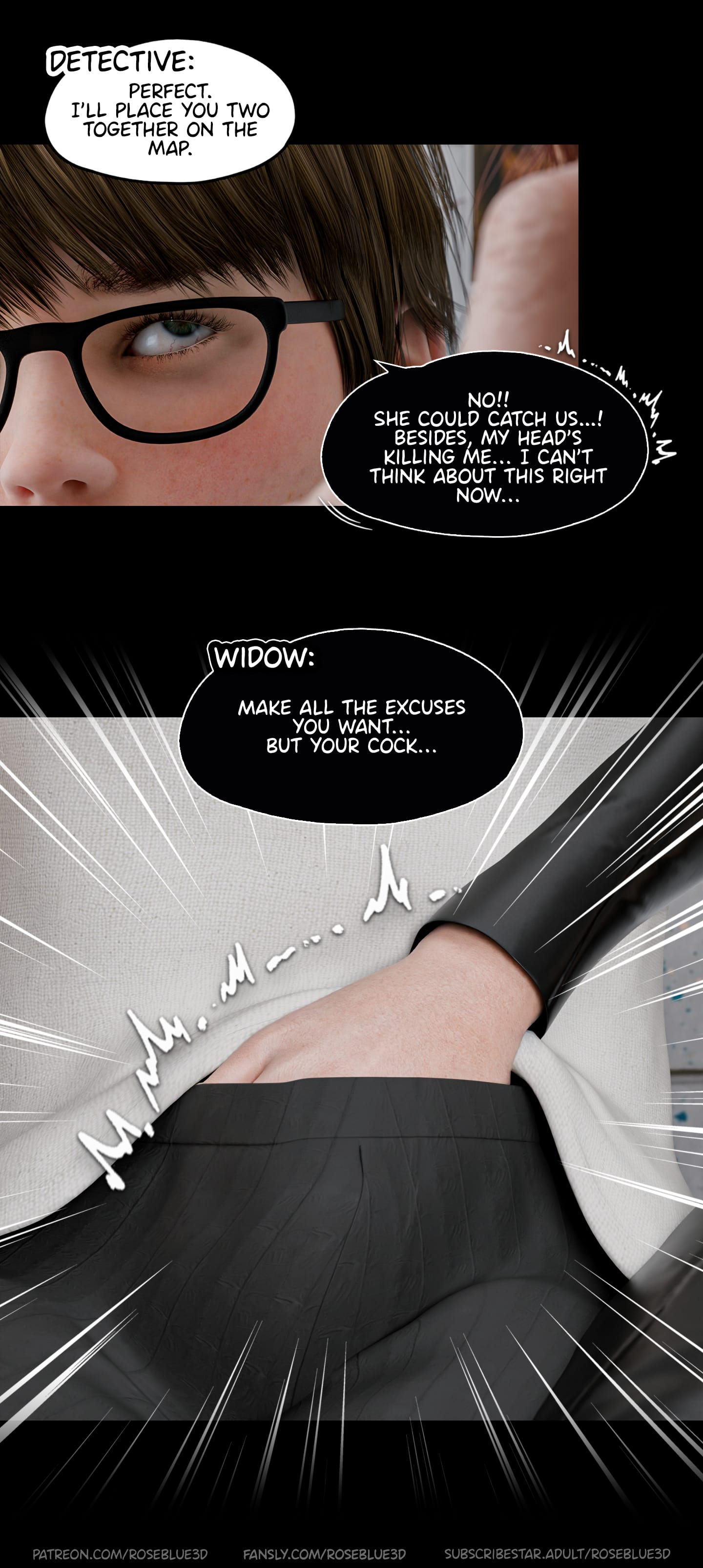 My Neighbor’s Widow [Rose Blue 3D] Chapter 47 Page 56