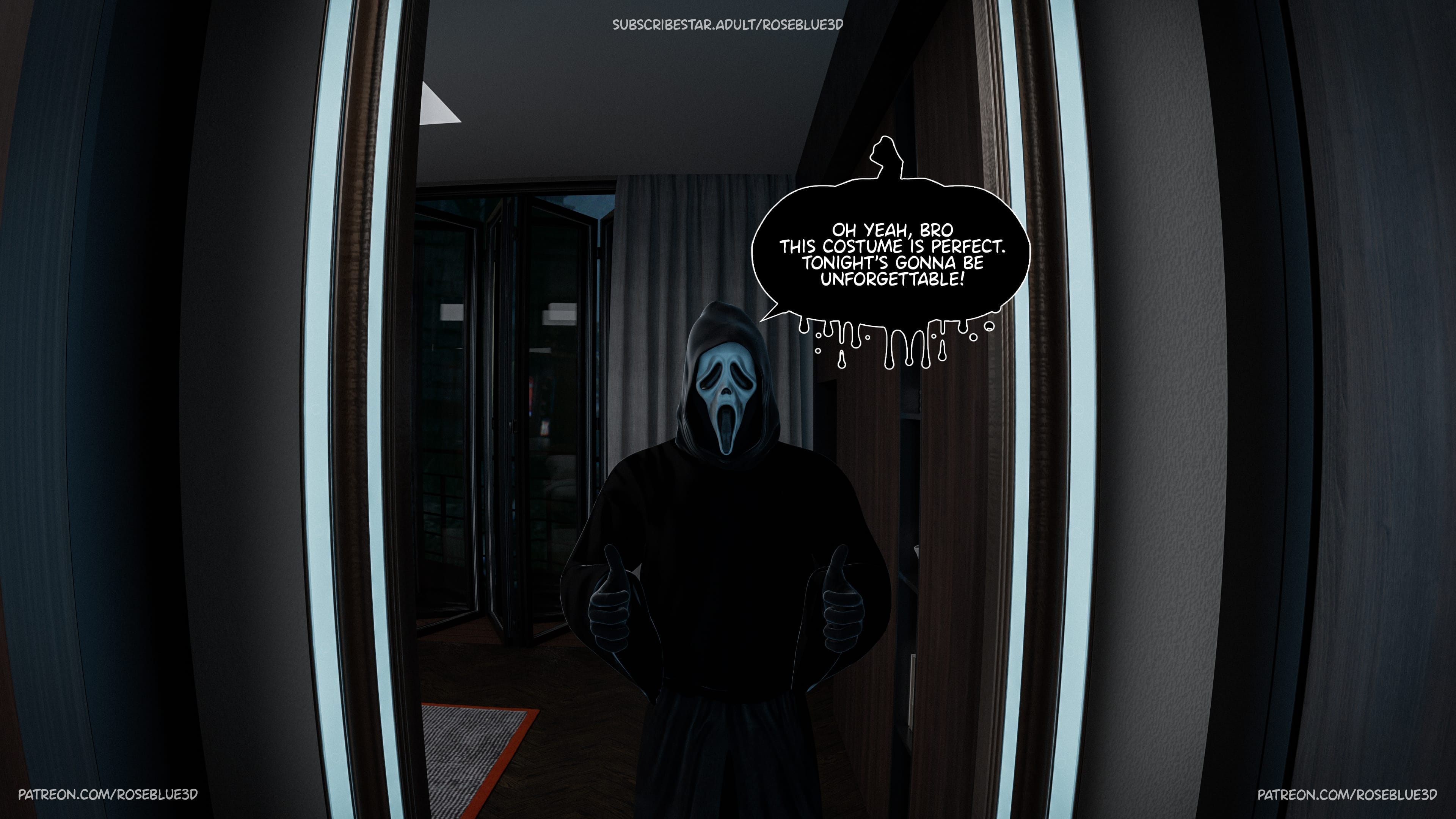 My Neighbor’s Widow [Rose Blue 3D] Chapter 47.5 Page 1