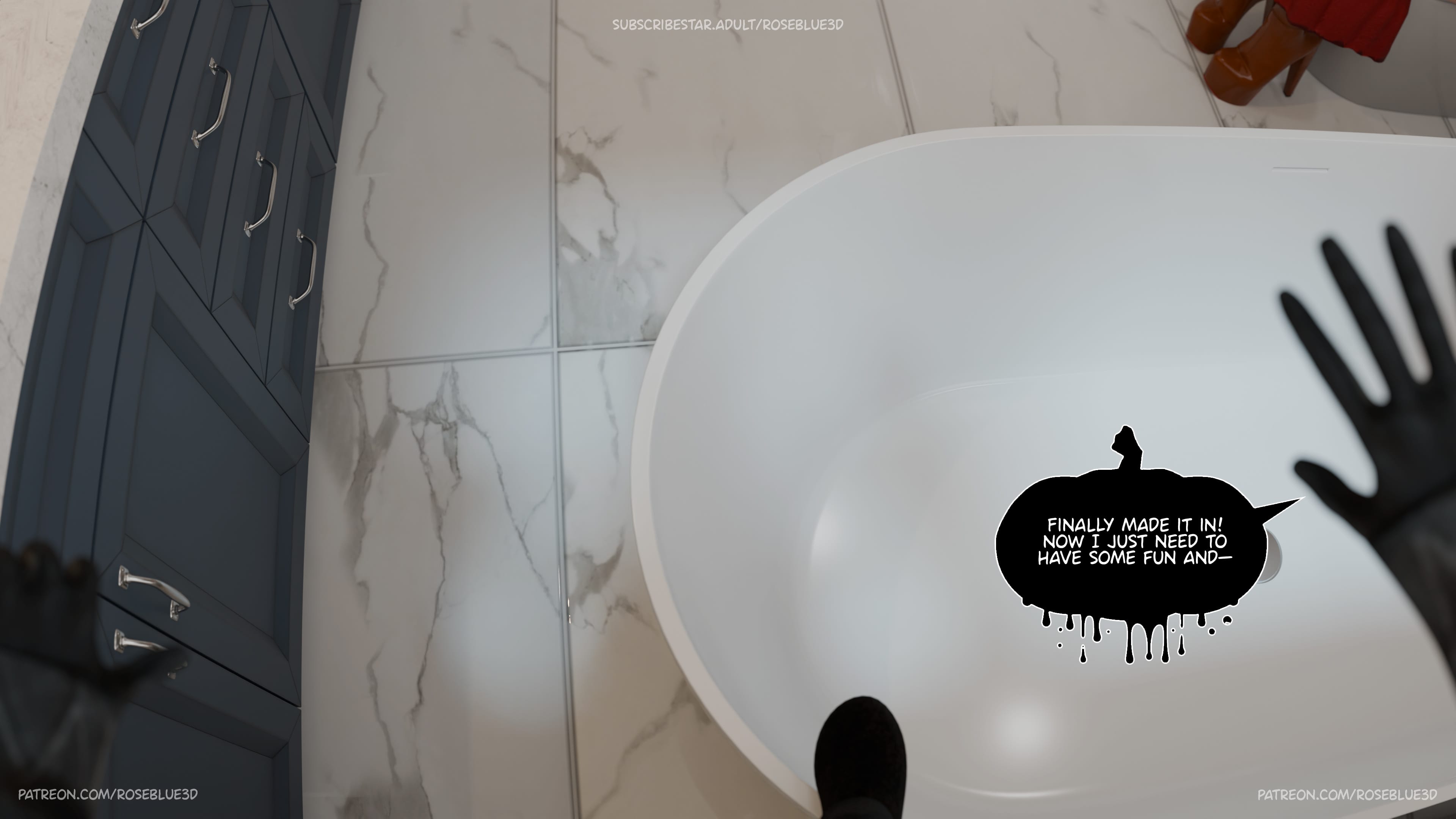 My Neighbor’s Widow [Rose Blue 3D] Chapter 47.5 Page 24