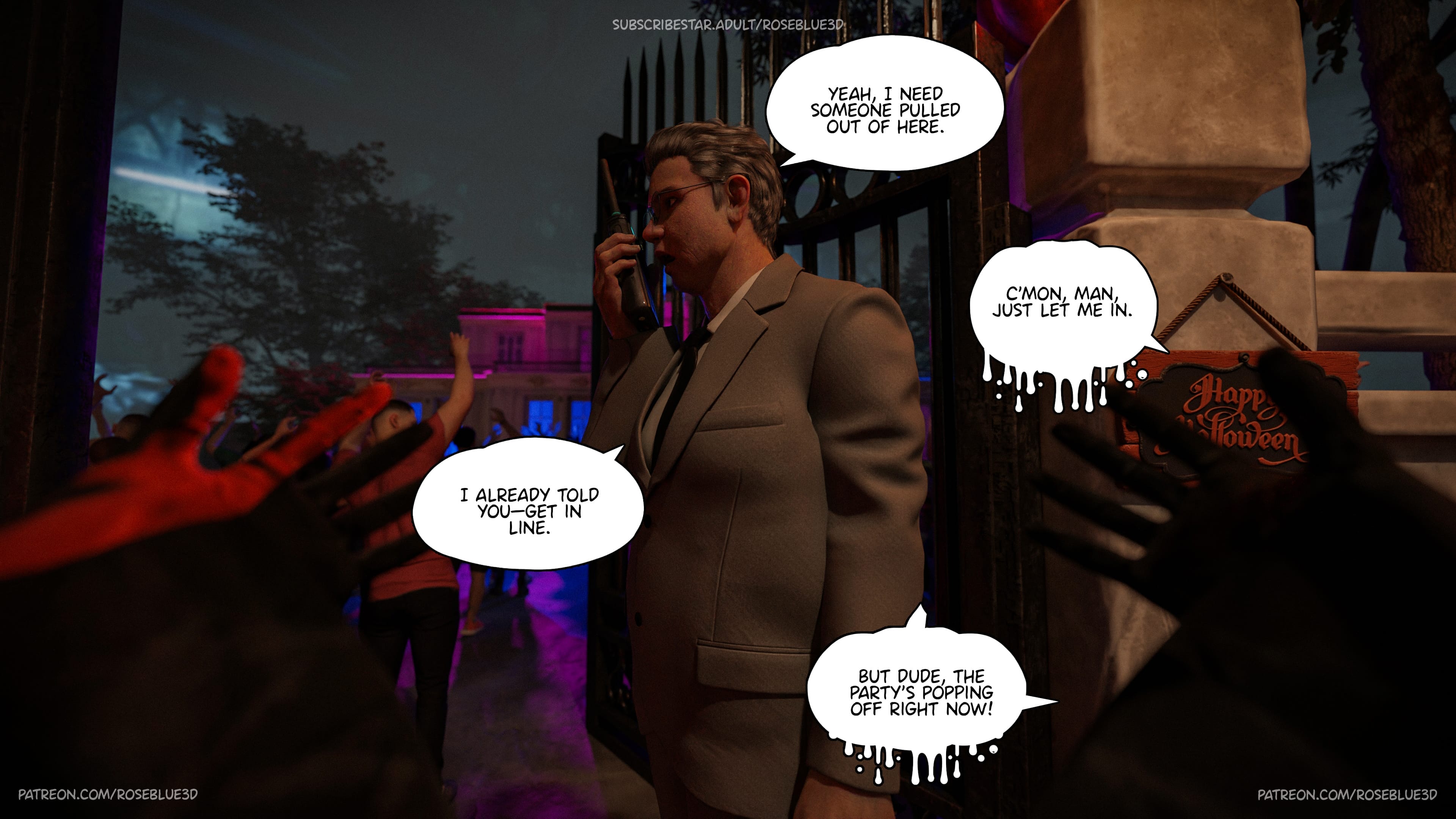 My Neighbor’s Widow [Rose Blue 3D] Chapter 47.5 Page 3