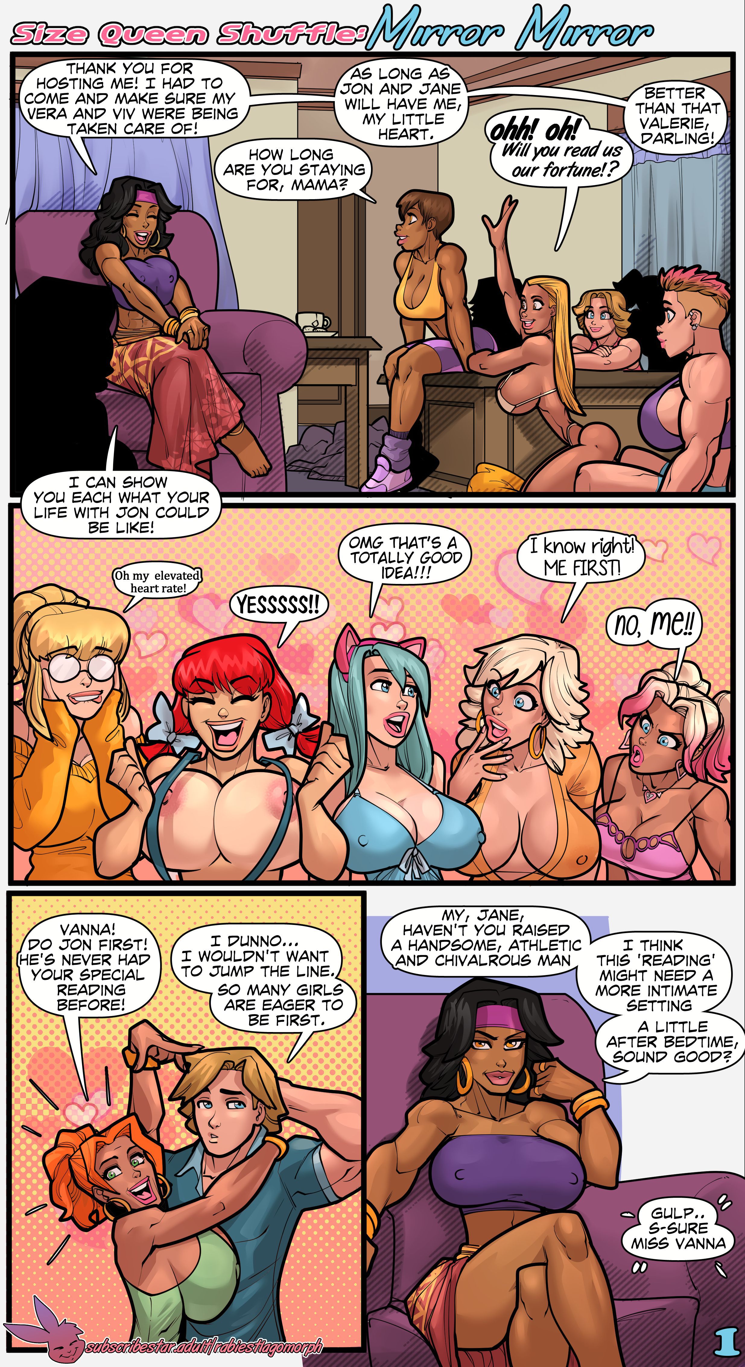 My Mom And Sister Are Size Queen Sluts [Rabies T Lagomorph] Chapter 3 Page 1