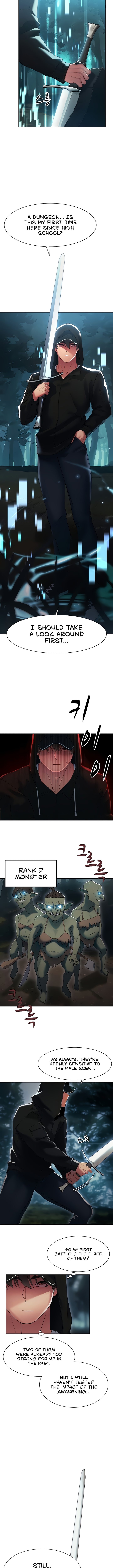 The Protagonist Gets Stronger When He Fucks the Female Hunter Chapter 5 Page 8