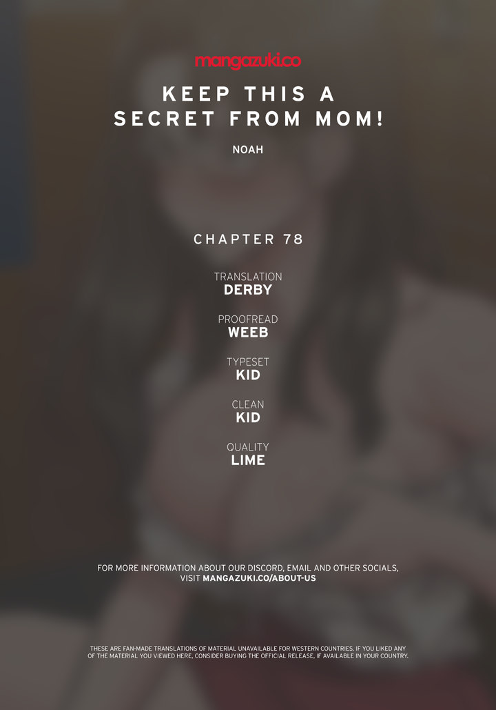 Keep it a secret from your mother! Chapter 78 Page 1