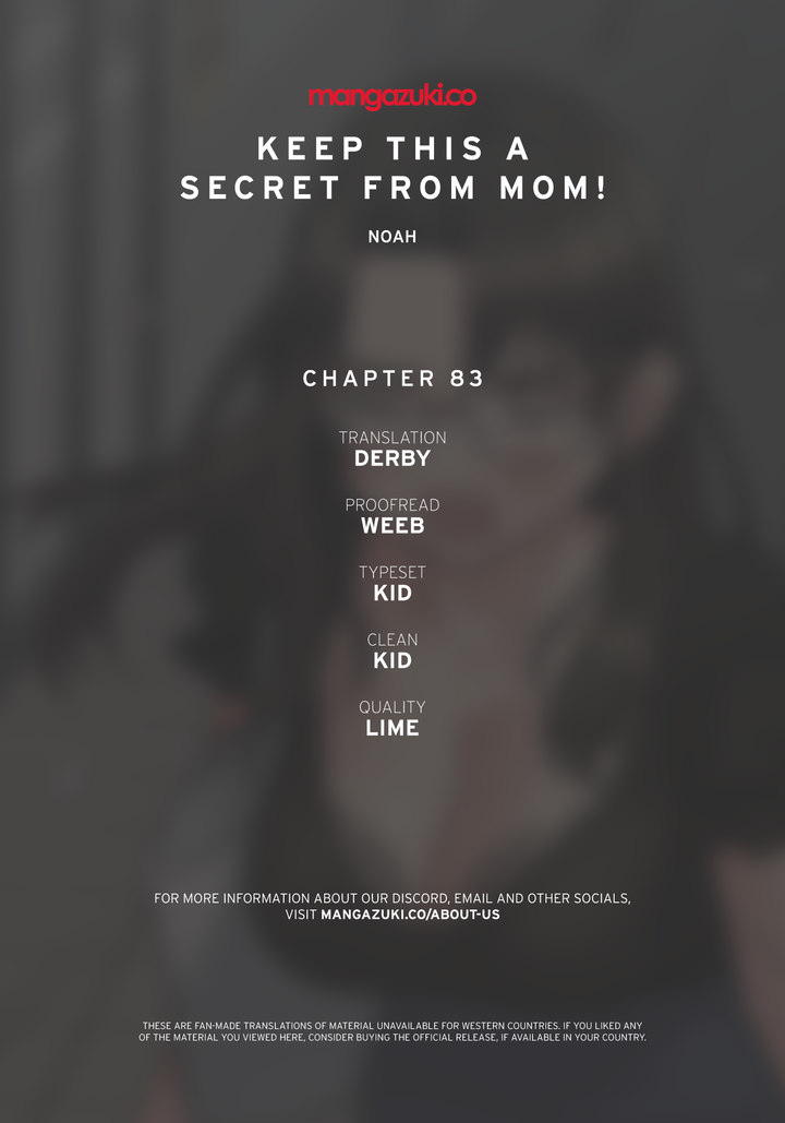 Keep it a secret from your mother! Chapter 83 Page 1