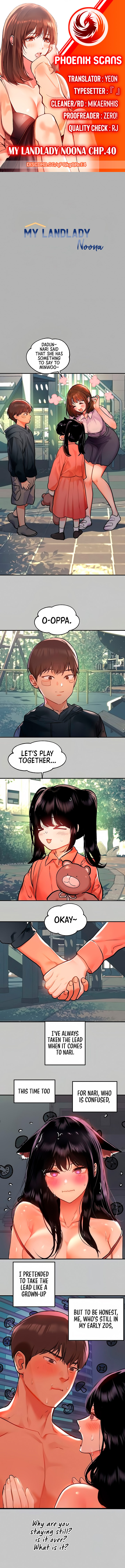 My Landlady Noona Chapter 40 Page 1