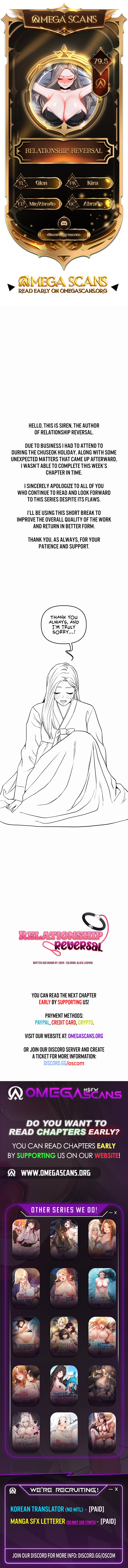 Relationship Reversal Chapter 79.5 Page 1