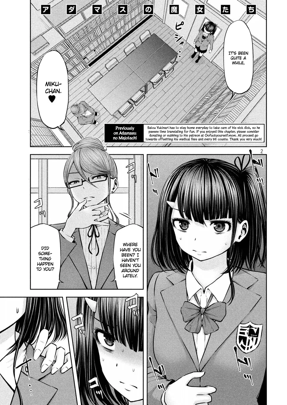 Adamasu no Majotachi Chapter 9 Page 2