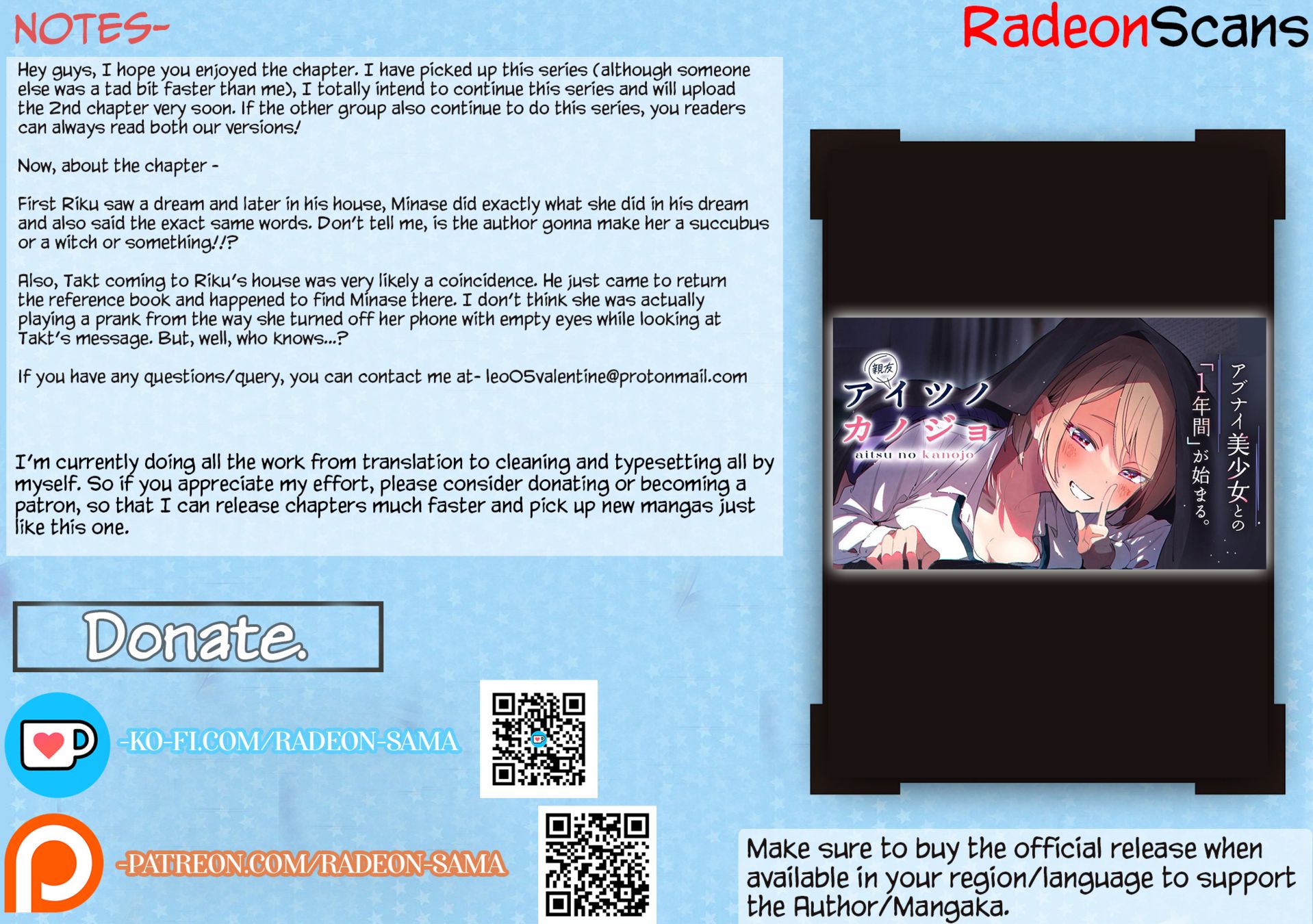 Aitsu no Kanojo Chapter 1 Page 38