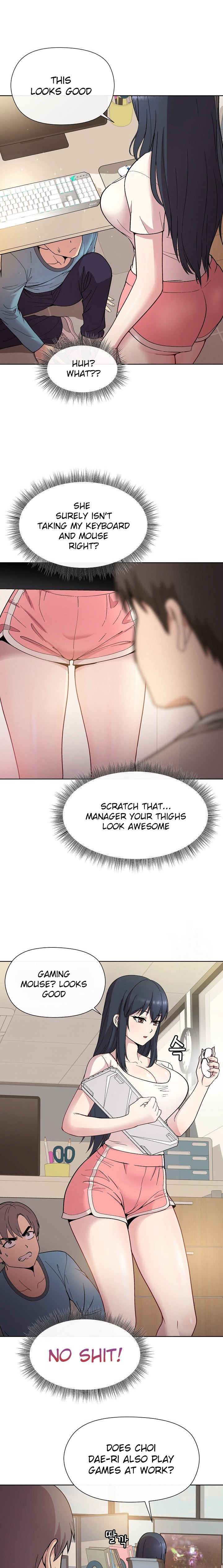 Playing a game with my Busty Manager Chapter 1 Page 16