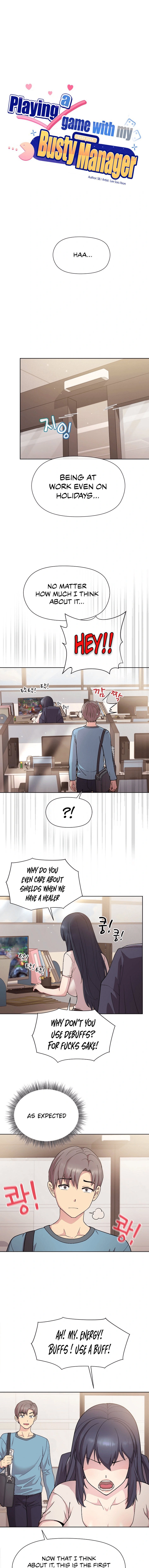 Playing a game with my Busty Manager Chapter 2 Page 5