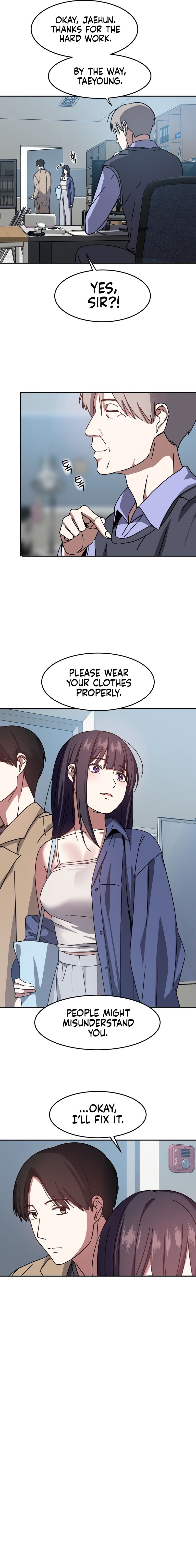 The Iron-Wall Beauty of My Department is a Masochist?! Chapter 4 Page 8