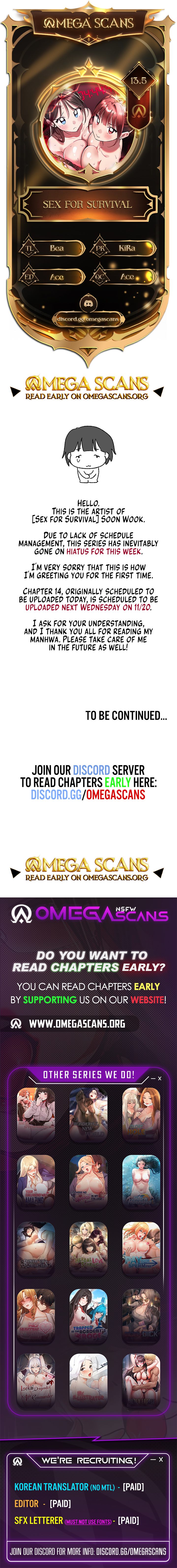 Sex for Survival Chapter 13.5 Page 1