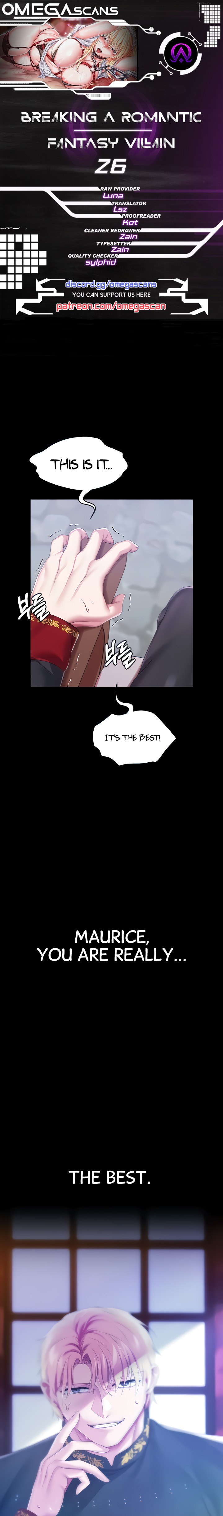 Breaking A Romantic Fantasy Villain Chapter 26 Page 1