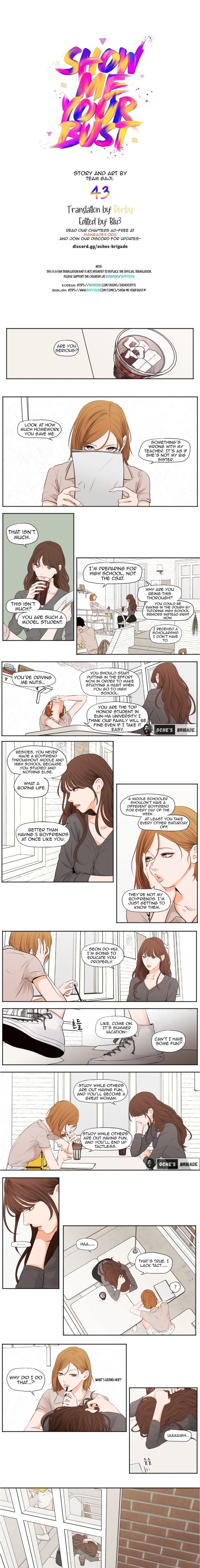 Show Me Your Bust Chapter 43 Page 1