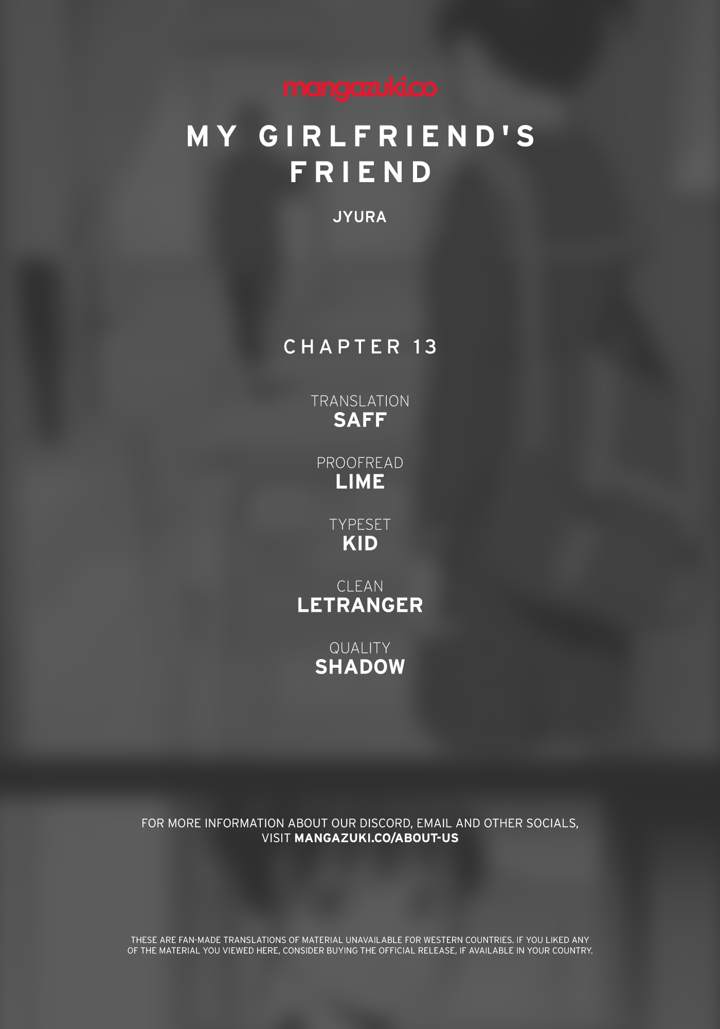 My Girlfriend's Friend Chapter 13 Page 1