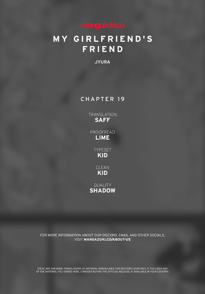 My Girlfriend's Friend Chapter 19 Page 1
