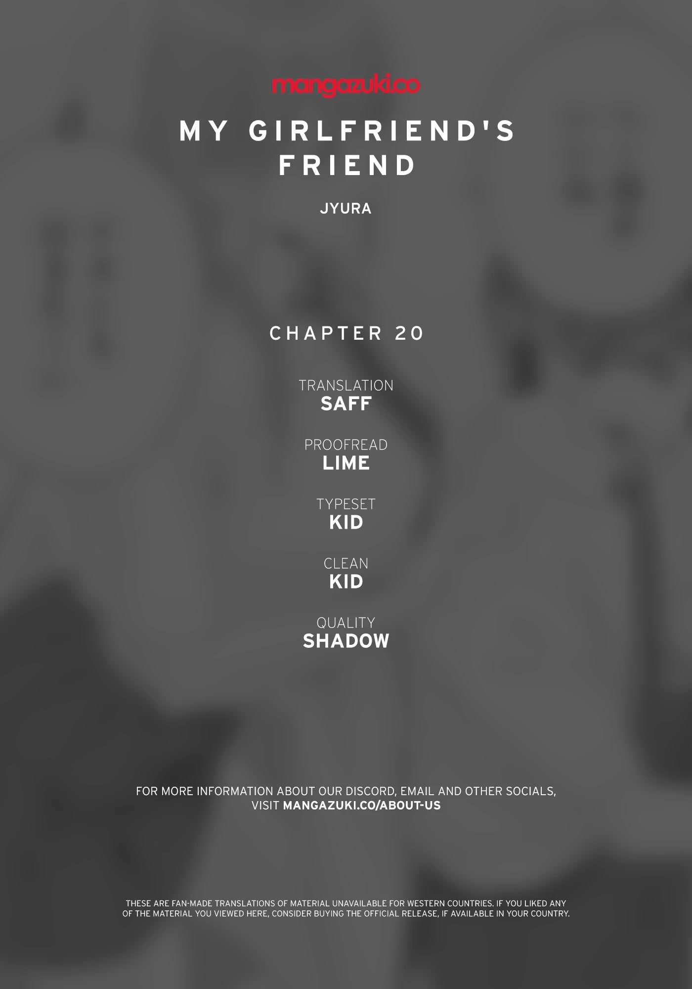 My Girlfriend's Friend Chapter 20 Page 1