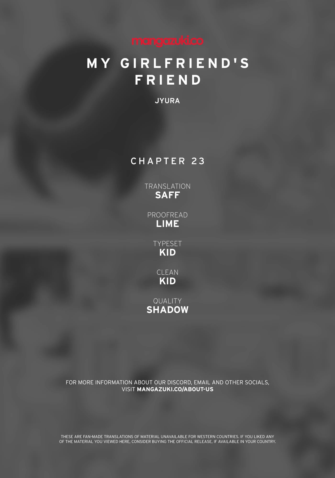 My Girlfriend's Friend Chapter 23 Page 1