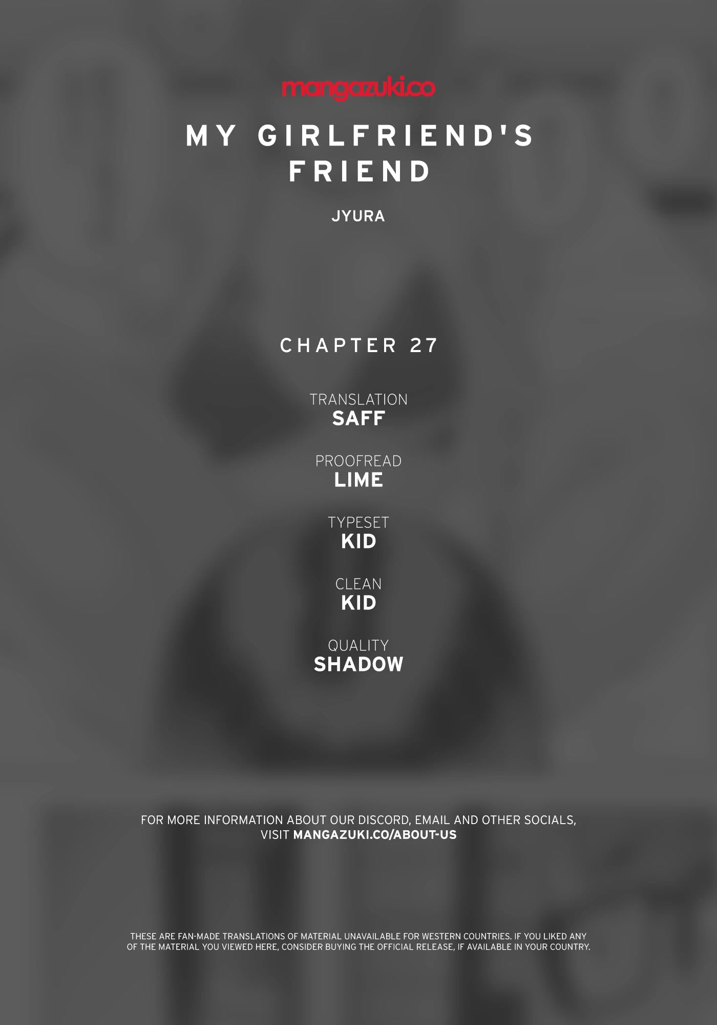 My Girlfriend's Friend Chapter 27 Page 1