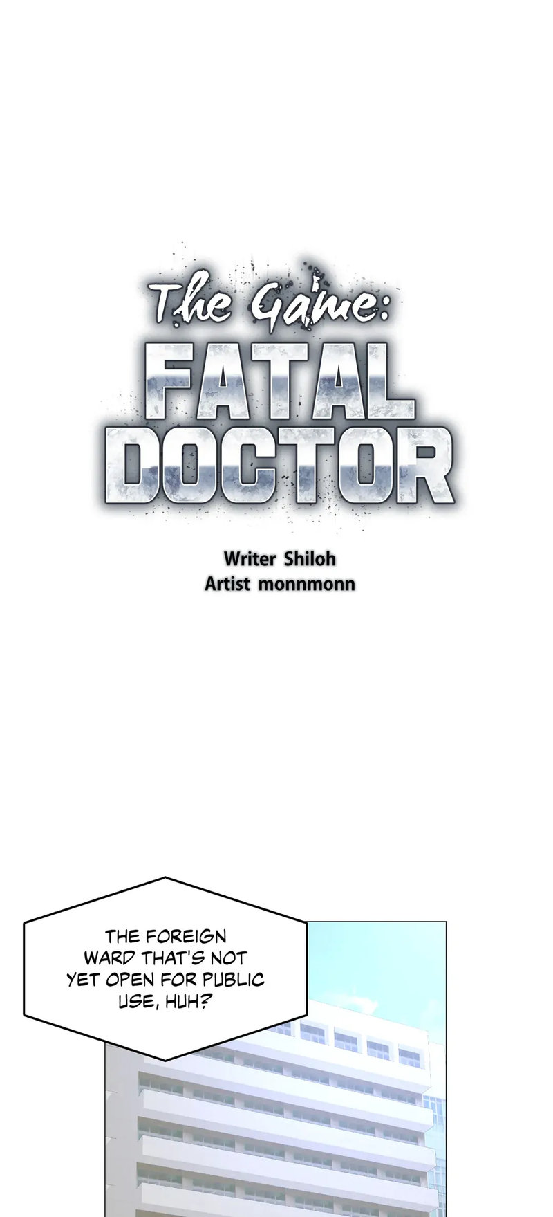The Game: Fatal Doctor Chapter 13 Page 1