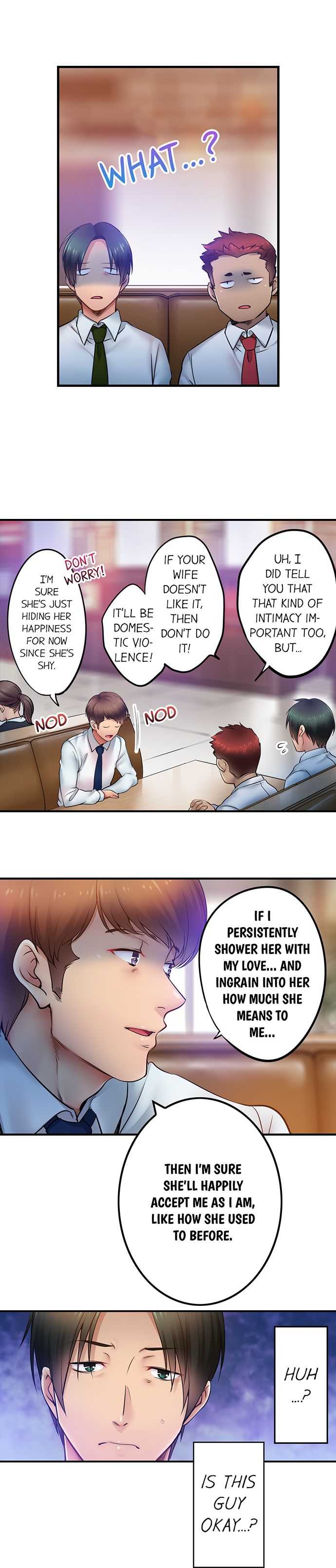 I Can’t Resist His Massage! Cheating in Front of My Husband’s Eyes Chapter 112 Page 7