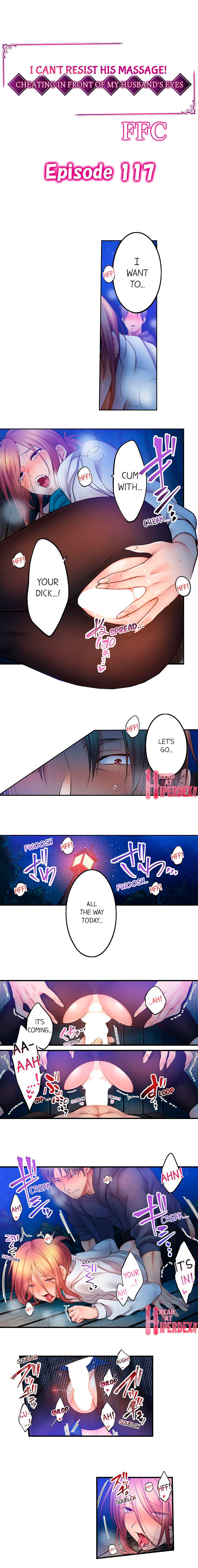 I Can’t Resist His Massage! Cheating in Front of My Husband’s Eyes Chapter 117 Page 1