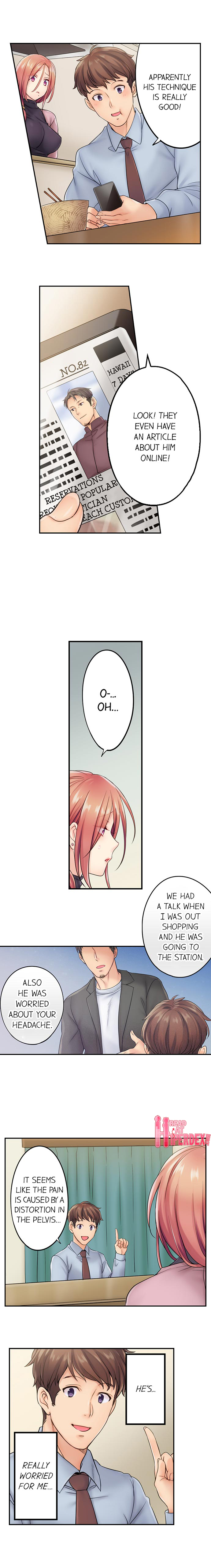 I Can’t Resist His Massage! Cheating in Front of My Husband’s Eyes Chapter 12 Page 8
