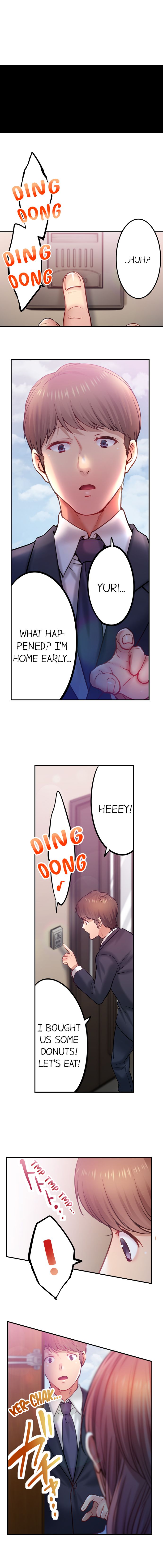 I Can’t Resist His Massage! Cheating in Front of My Husband’s Eyes Chapter 124 Page 9